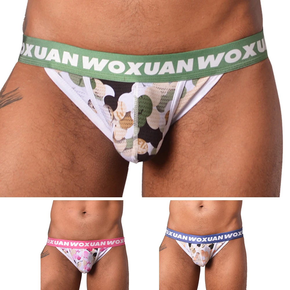 

Lightweight Breathable Men's Sports Underpants Stretch Cotton Blend Briefs Thin Fabric for Comfortable Fit and Ease of Movement