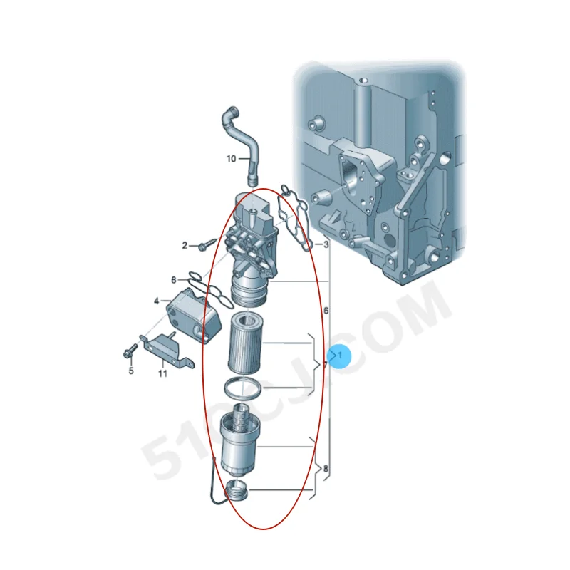 

2.0T new oil filter Oil filter for A3 A4 TT Golf EOS 2.0L 06F115397H 06F115397J 06F115397E 06F115397F 06F115397F E H J