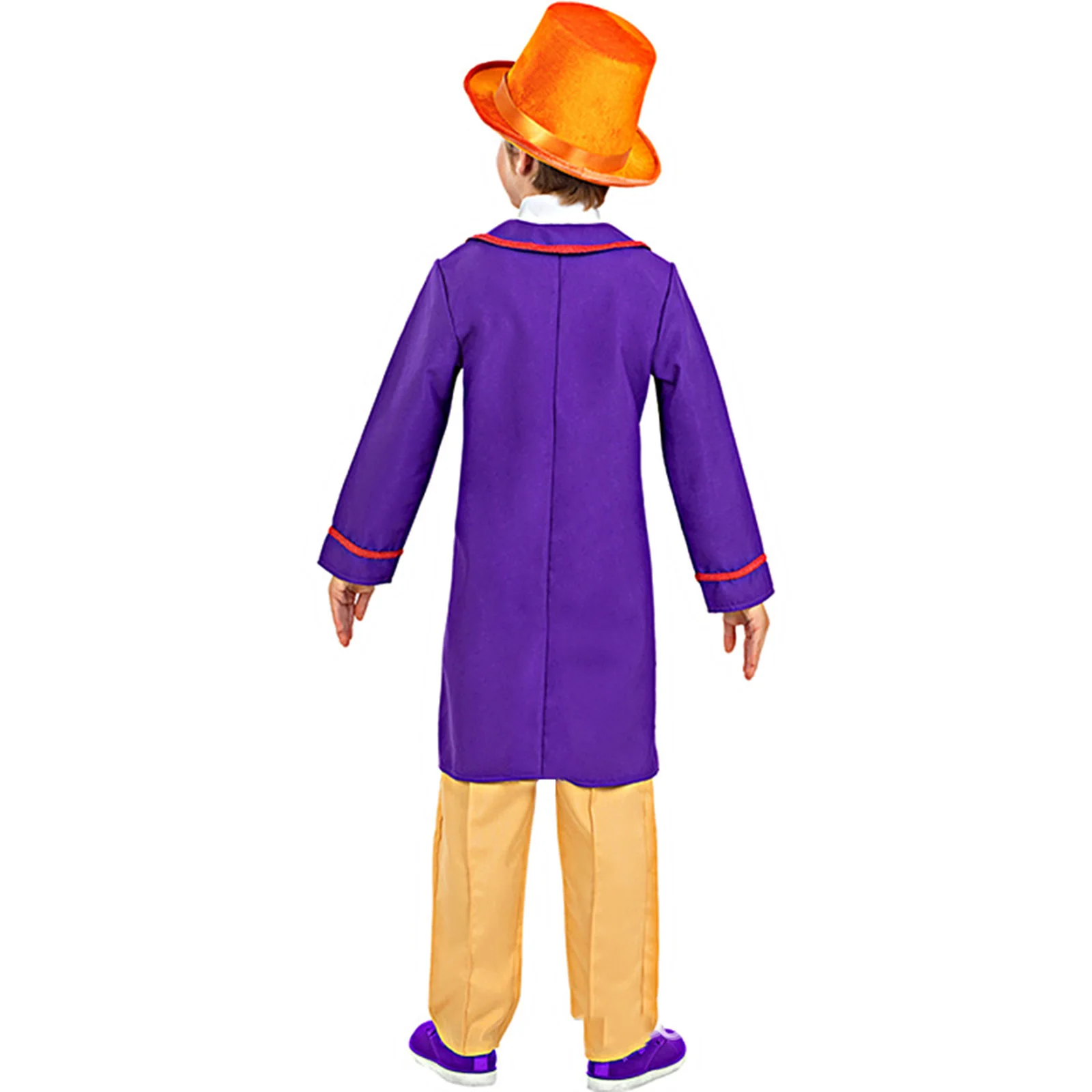 Kid Charlie Cosplay Costume Uniform Chocolate Factory Children Role Play Outfit Full Suit Halloween Masquerade Costume