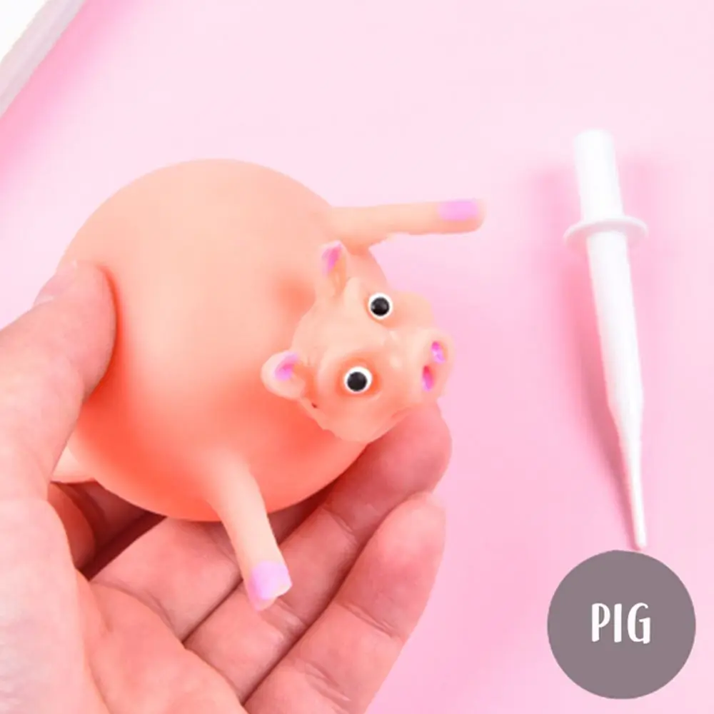 

Милая креативная новинка из мягкой резины, надувной надувной бегемот, декомпрессия курицы