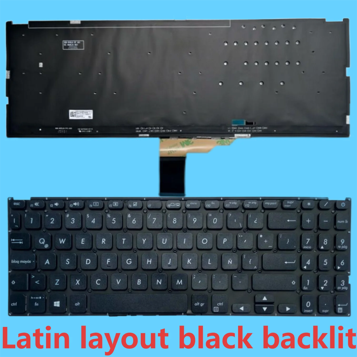 X512 SP/Latin keyboard For ASUS X512FA X512FB X512FL X512DA X512JA X512UA F512DA F512JA F512FA F512UA Y5200F V5000F silver black