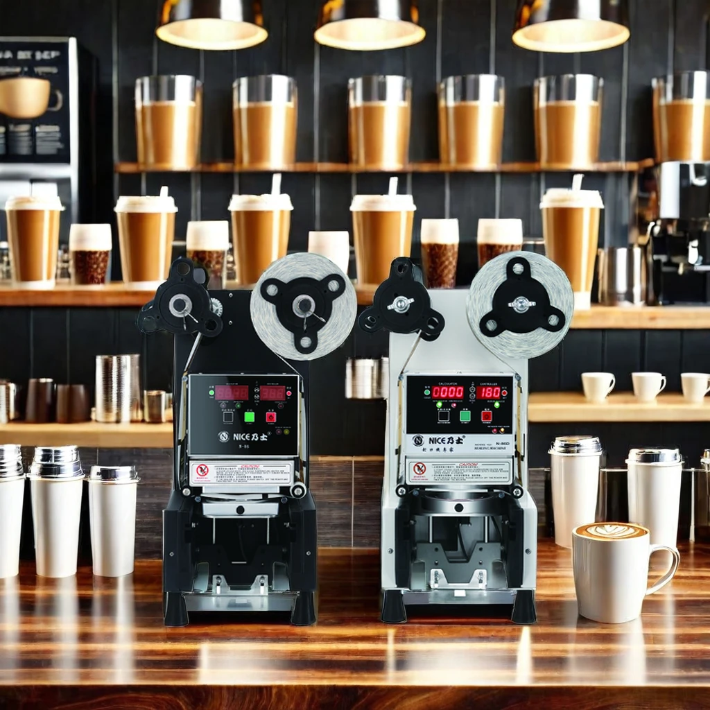 Automatic Cup Sealing hine 90  - Coffee Tea Boba ulasan dan harga