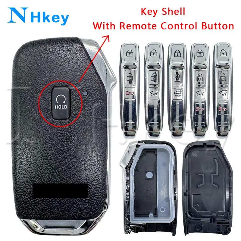 

NHkey с кнопкой дистанционного управления для Kia Seltos K3 K5 K8 KX3 KX7 Ray Sorento Soul Telluride Cerato 2020 Sportage 2023