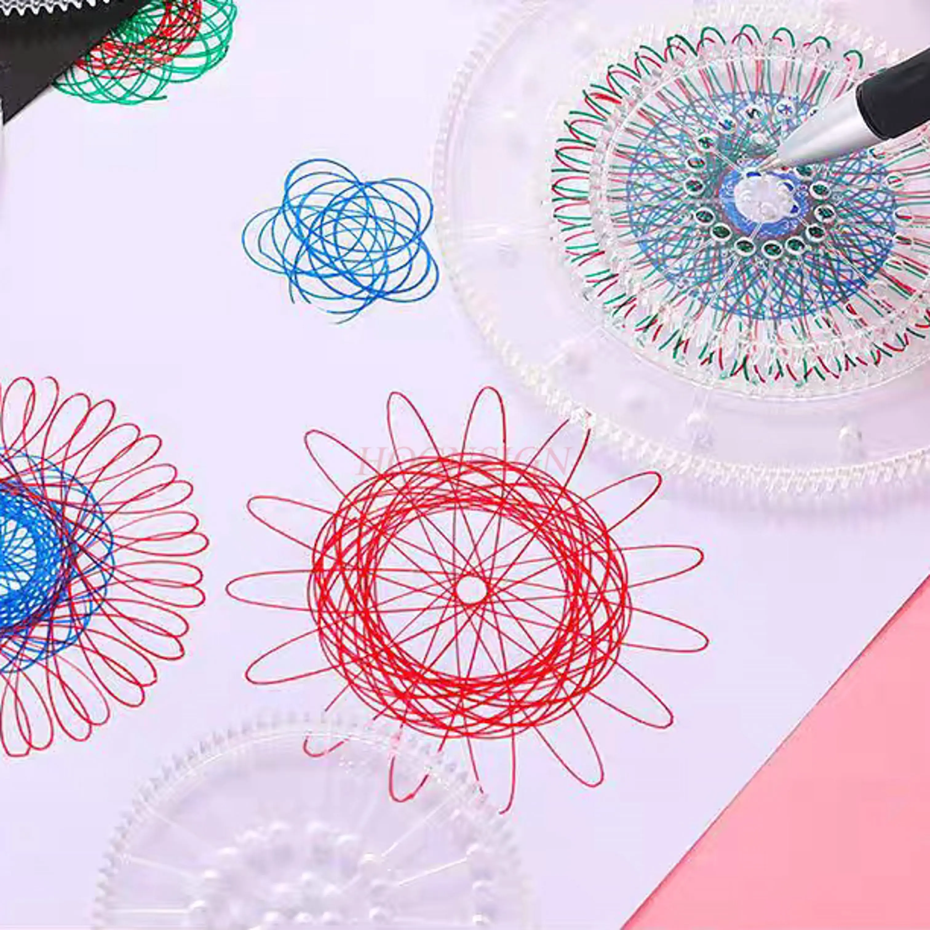 

22 шт. универсальная и универсальная линейка, линейка для рисования, игрушка-головоломка, набор шаблонов для творческого рисования, детская многофункциональная линейка