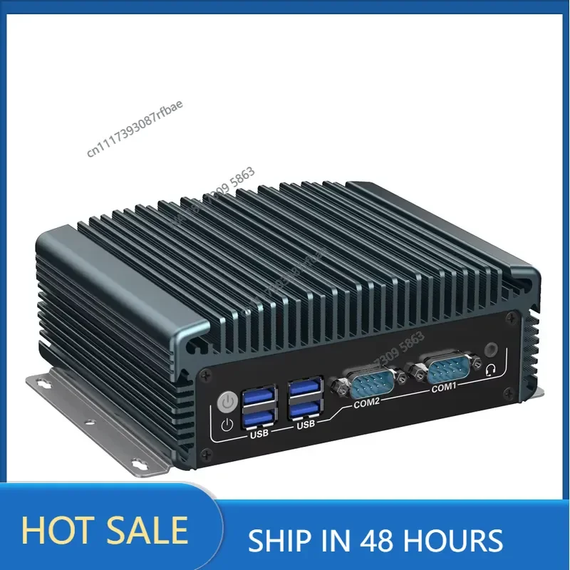 GZM LN-1010 Embedded Fanless Computer-Unattended Operation Remote Industrial Use Enterprise-grade Networking SFP Ports
