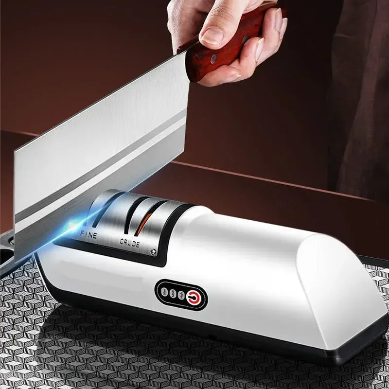 Kitchen Electric Knife Sharpener Multifunctional Automatic Professional Kitchen Knife Sharpener Household Knife Sharpener