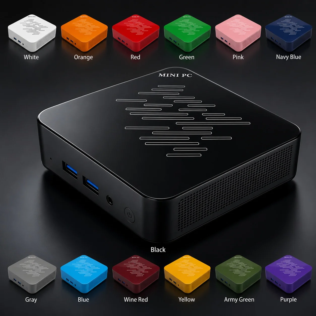 Intel Core N150 Windows 11 Budget-Friendly Pc Base Box 16GB RAM 1/2TB SSD WIFI 6 BT5.2 4K 60Hz HD Cost-Effective Gaming Group