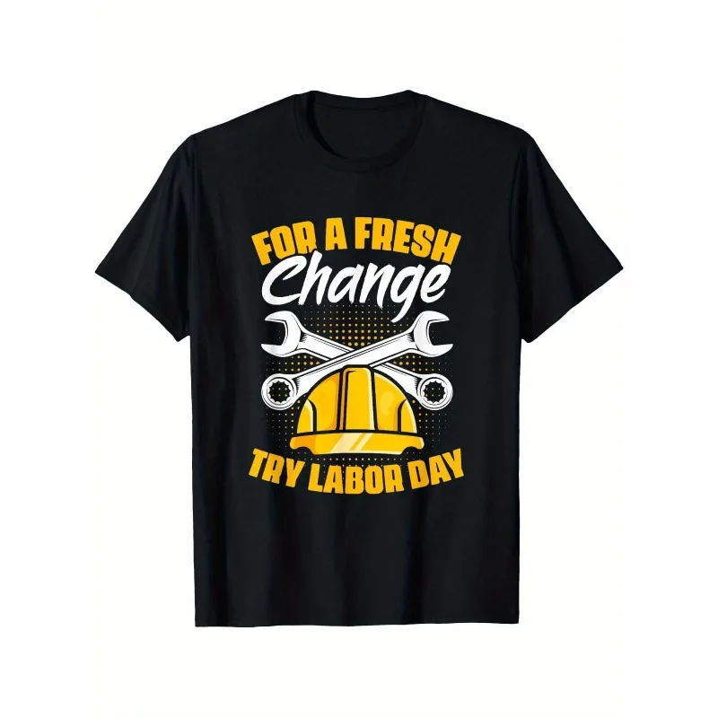 

Casual - creative Tribute T - shirt: Celebrating Labor Day with a Clever and Engaging Design