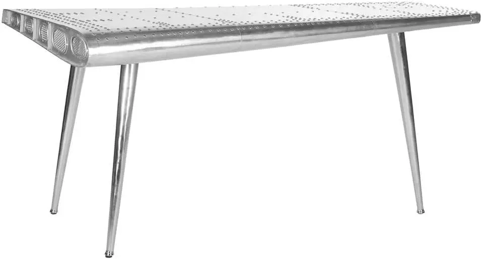 Home Collection Aviator Silver Console Table  etablie de garage  workbench table  work out  mft workbench  table pliante  works