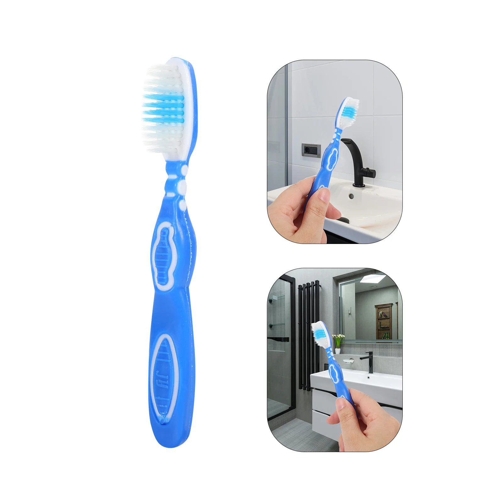 10pcs Toothbrushes Short Handle Prison Toothbrushes Small Cleaning Brushes