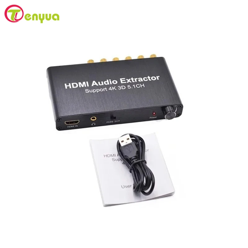 

4K HD Audio Extractor Decoder 5.1CH AC3/DTS Audio Converter Decoder RCA Sound Amplifier Analog Converter for PS4 TV DVD Player