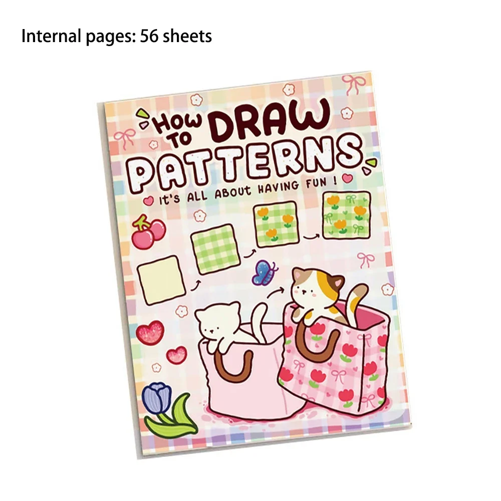 Libro para colorear: Cómo dibujar patrones, un libro de dibujo simple y divertido
