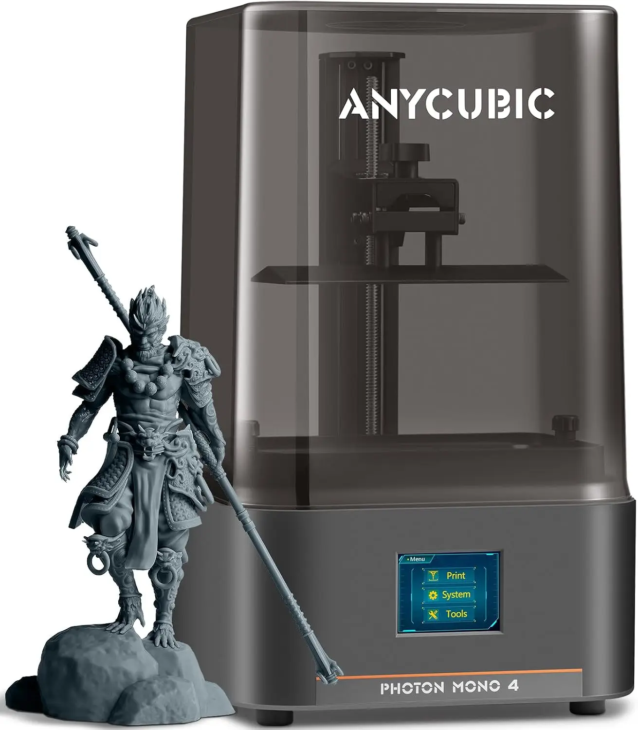 Resin 3D Printer 7 Inch 10K Mono LCD Screen Stable Light Source Fast Printing 70mm Hour Print Volume 604 X 342 X 649 Inch