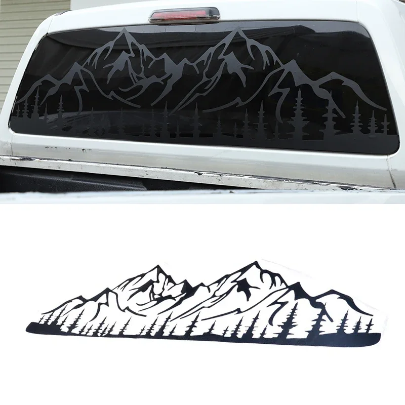 Honeycomb Car Tail Window Decal Truck Back Window Vinyl Sticker For Volkswagen Amarok 2011-2018 Rear Windshield Graphic Decal