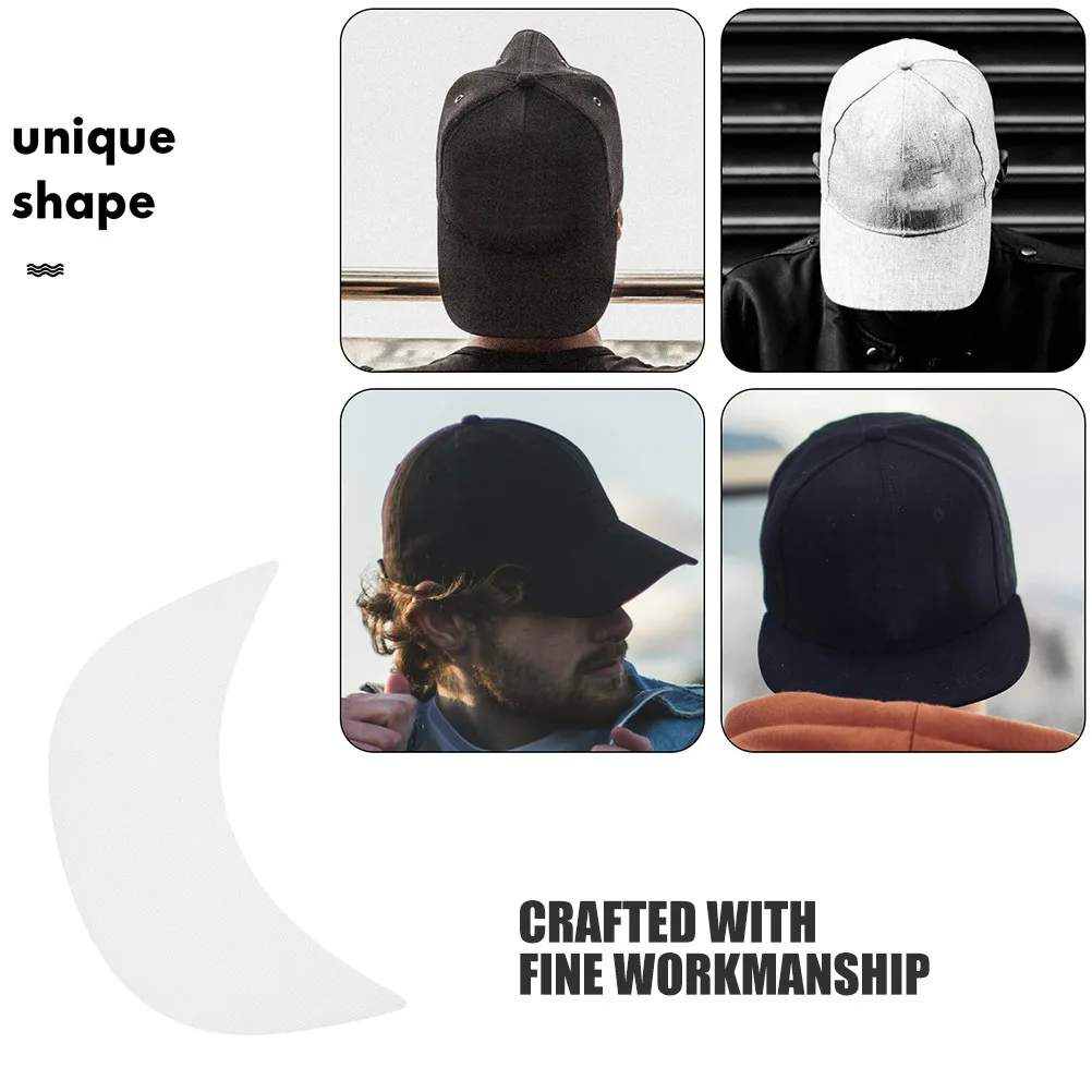 20Pcs Baseball Cap Brim Liners Plastic Hard Hat Insert Sun Protection Baseball Caps Hat Visor Replacement Accessories