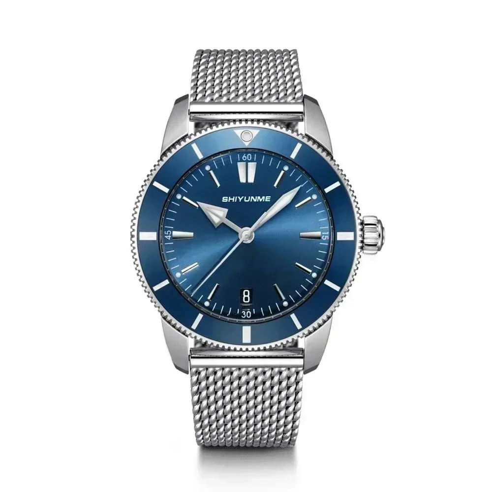 A333 Store B Sport automatisch mechanisch keramisch herenhorloge Super Ocean zwart blauw rubber roségouden mesh-band roestvrij staal
