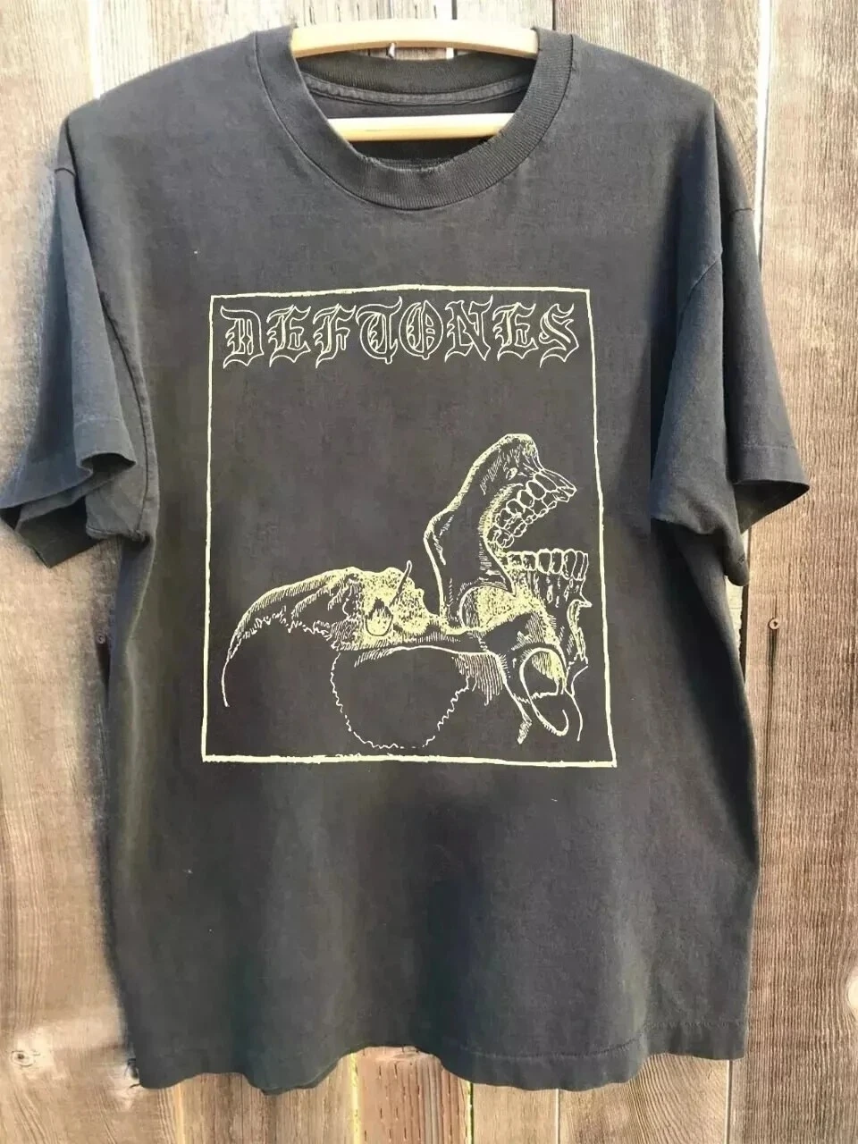 

Summer Deftones Vintage Y2K Grunge Style Rock Band Tour Concert Unisex Men Women European American Y2k Cotton Alphabet Pattern