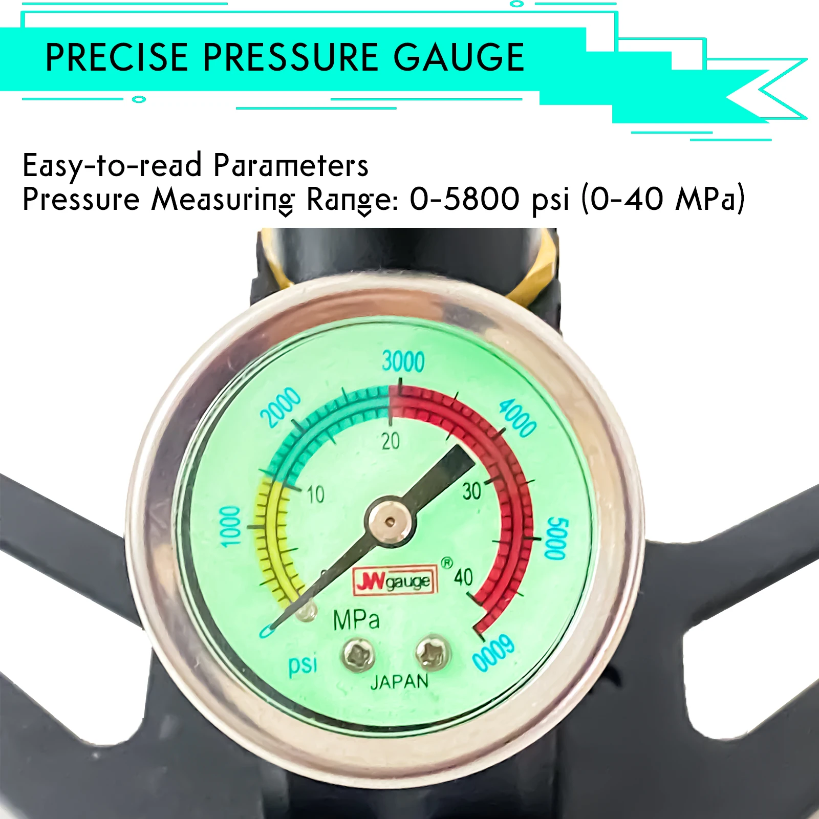 تخصيص NUOGE 4 المرحلة 30mpa 4500Psi PCP مضخة يدوية ارتفاع ضغط تعمل HPA خزان الصيد سيارة دراجة #2