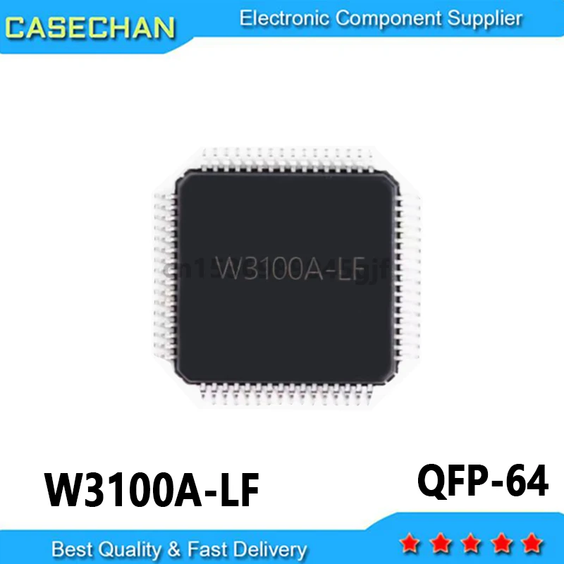 1PCS W3100A W3100A-LF QFP-64 W5100 QFP-80 W5300 QFP-100 W5500 QFP-48 W5200 QFN-48