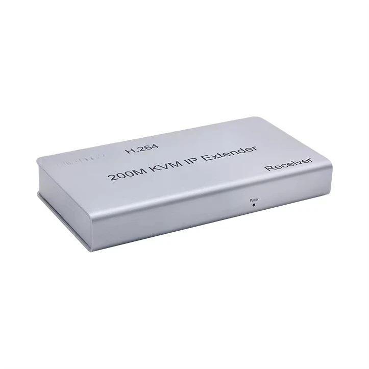 High Quality 1080p KVM Extender for HDTV 200M IR Video Transmission Includes USB & KVM Metal Wireless HD Extender with Adaptor