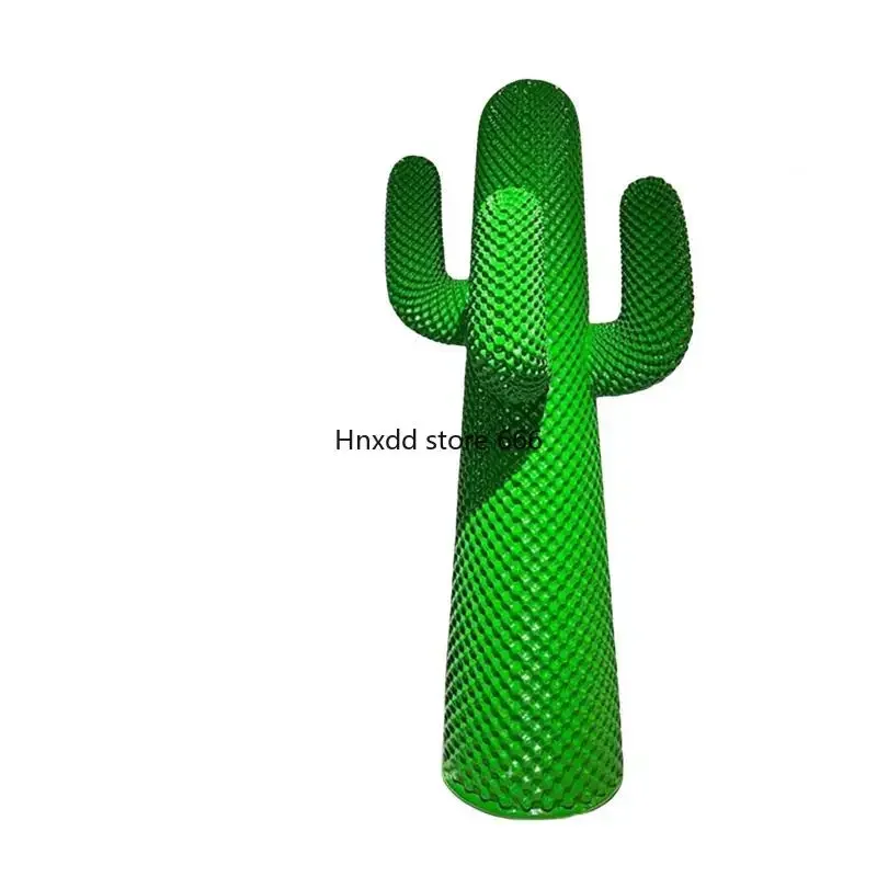 Giant cactus coat rack green custom floor large ornament home living room