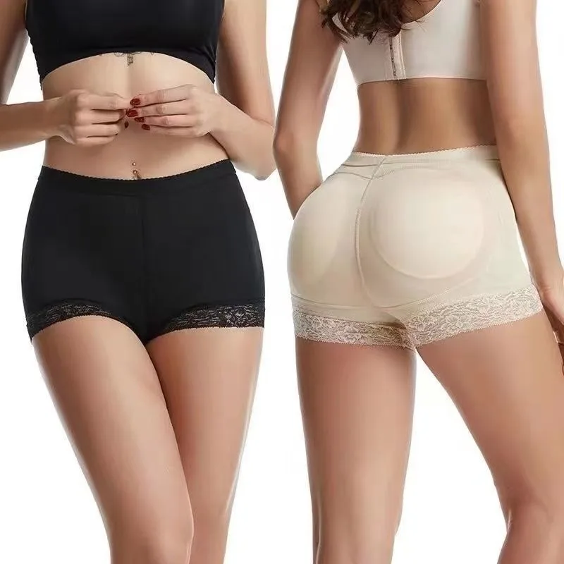 

Women's High-waisted Sexy Underwear Womens Lace Patchwork Safety Pants Slim Fit Hip Lift Women Leggings Breathable Ladies Boxers