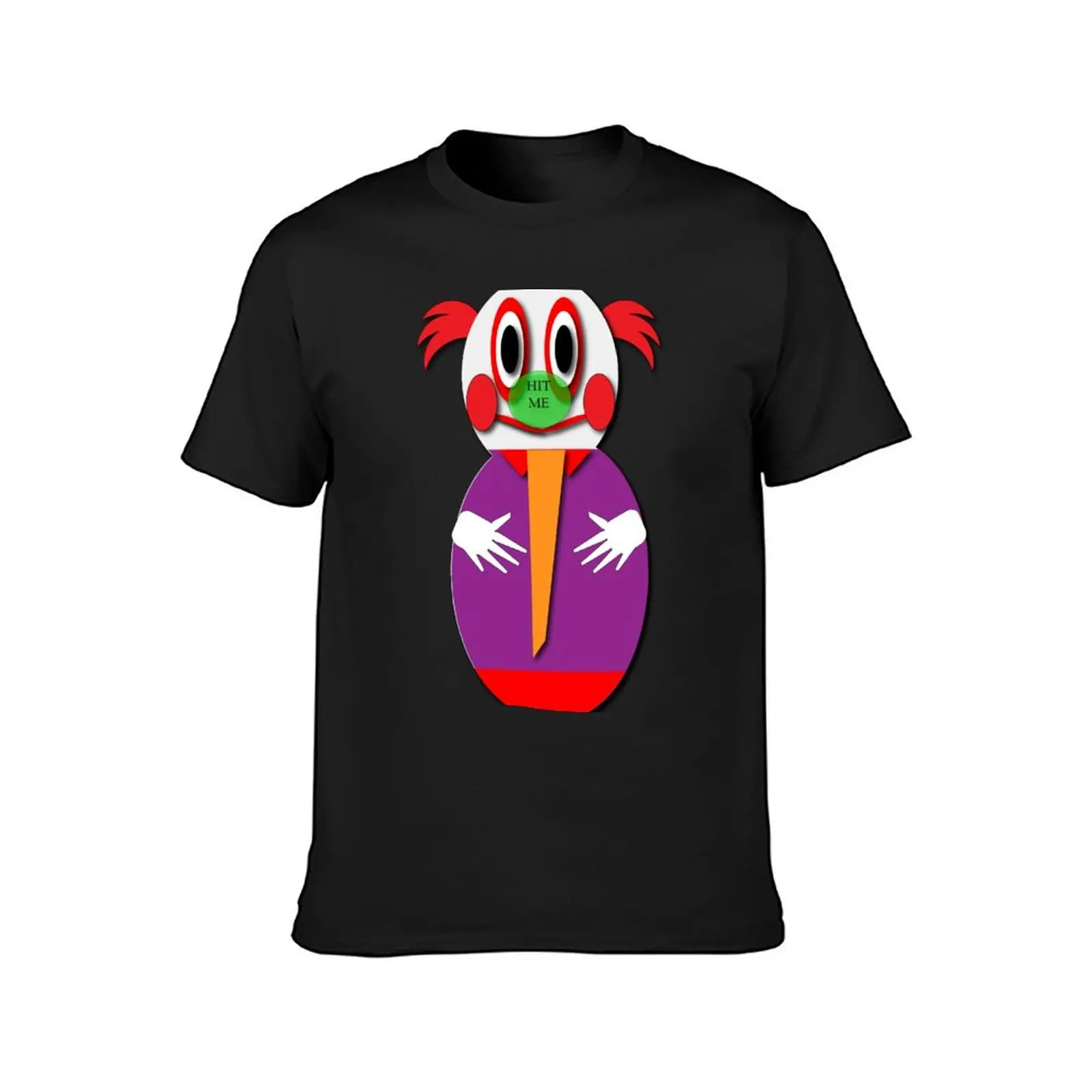 hit me clown T-Shirt funnys customs design your own mens clothing