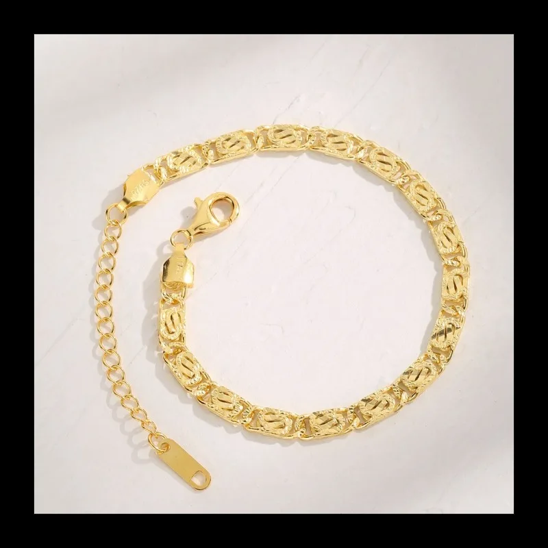 

S925 Sterling Silver Niche Light Luxury Elegant Temperament Retro New Style Bracelet