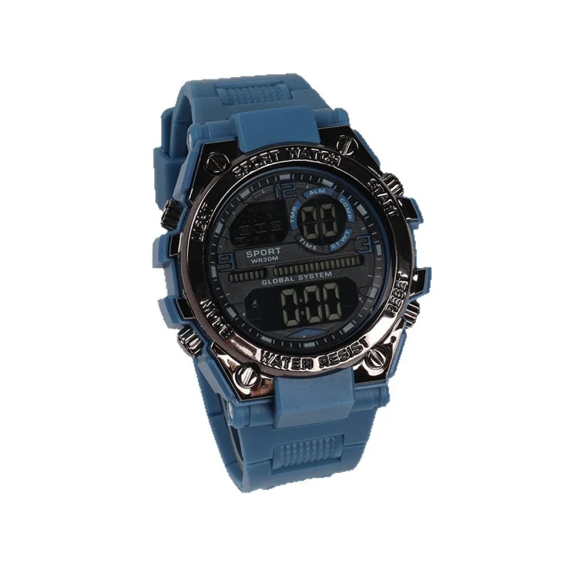 

New minimalist electronic watch for students' outdoor sports timing, night light alarm clock, electronic watch