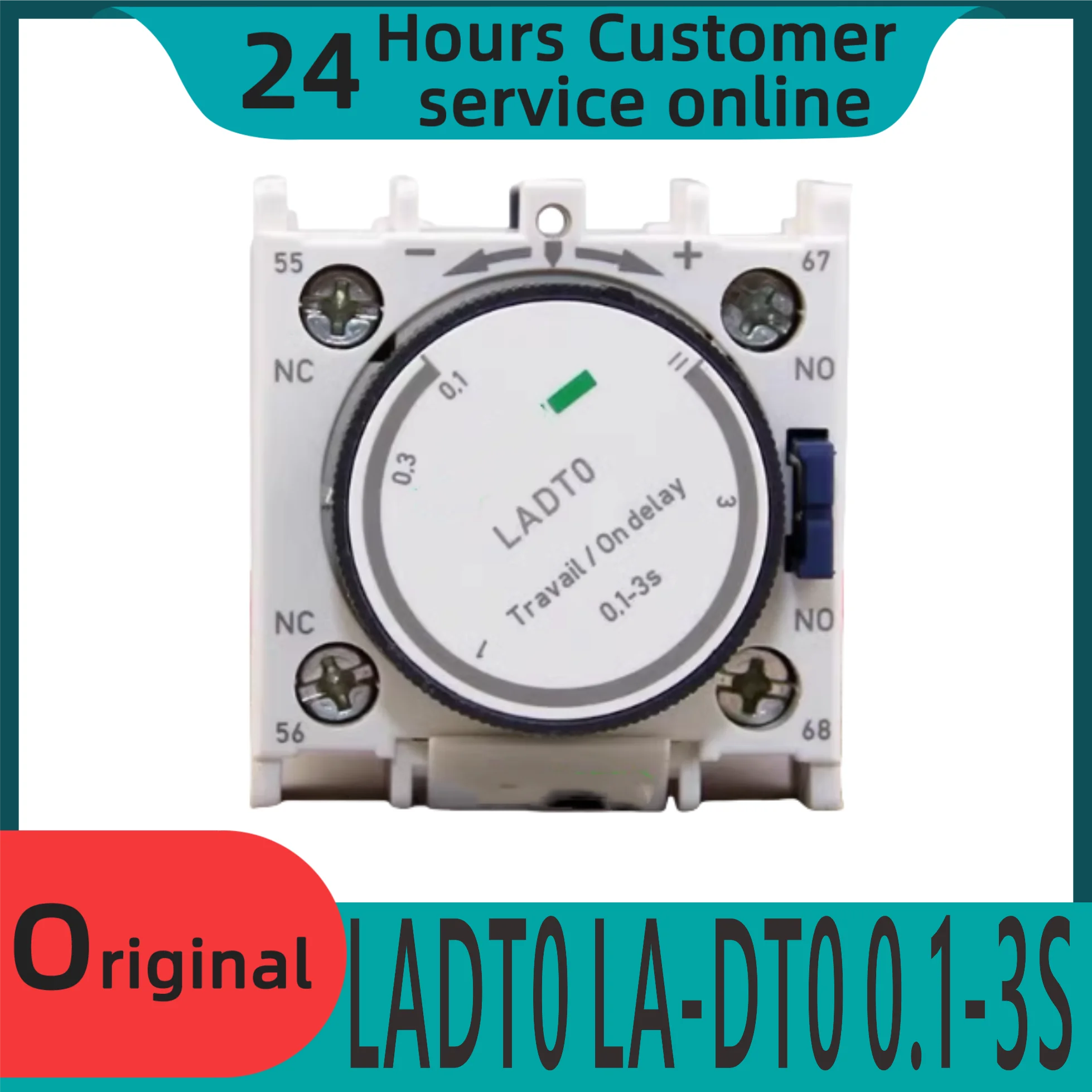 

New original contactor delay LADT0 LA-DT0 0.1-3S