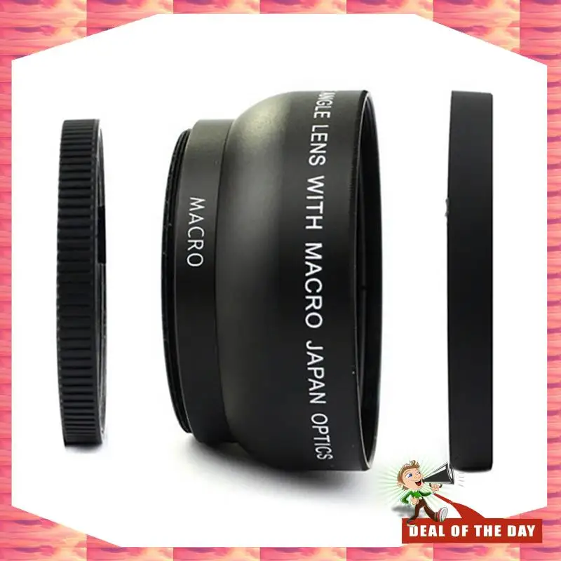 24-Hour Delivery Wide Angle Lenses 0.45X 52Mm Wide Angle HD Lens Conversion Wide-Angle Camera Lens With Macro Lens