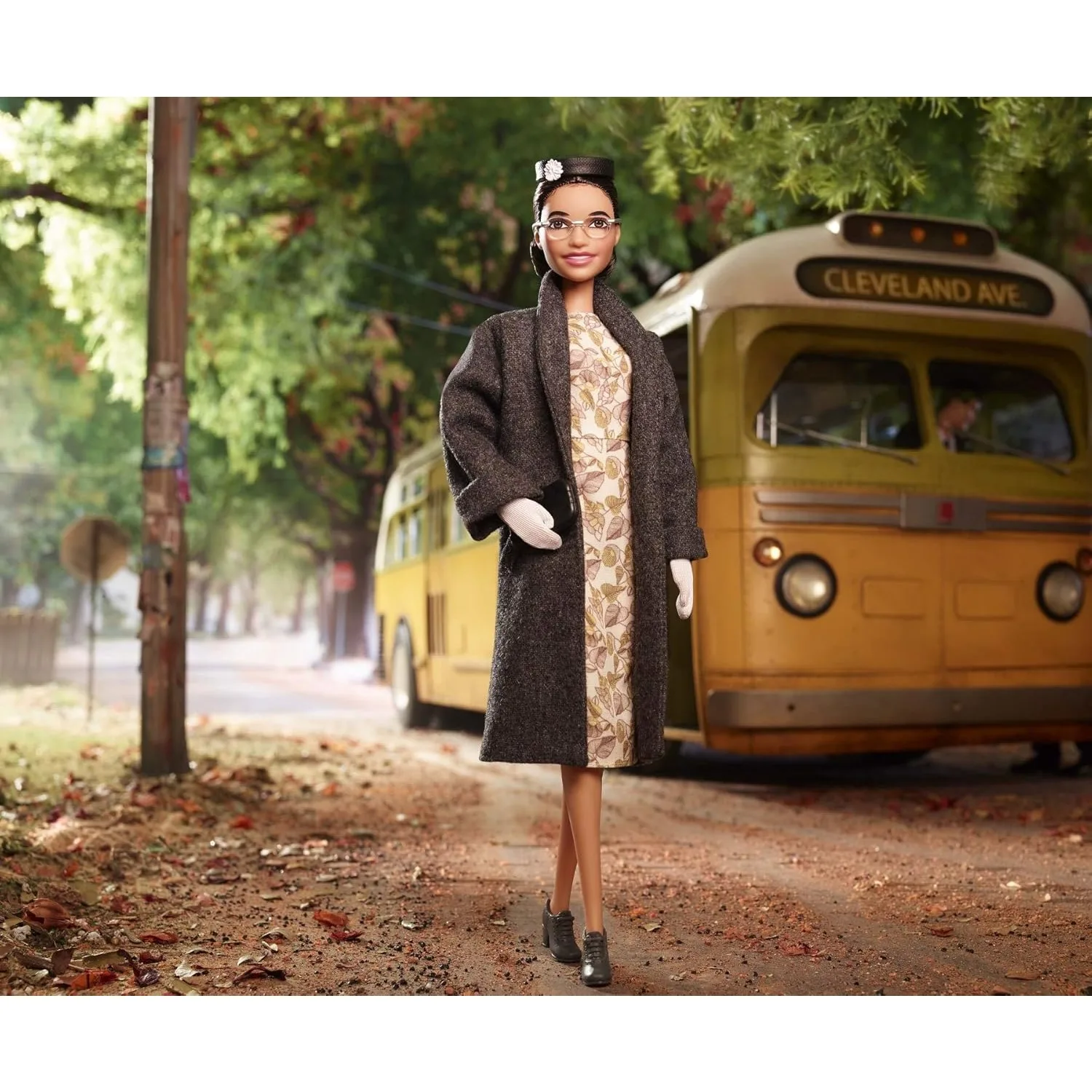 Original Barbie Inspiring Women Series Rosa Parks Collectible Barbie Doll for Girls Brand Chrismtas Gifts