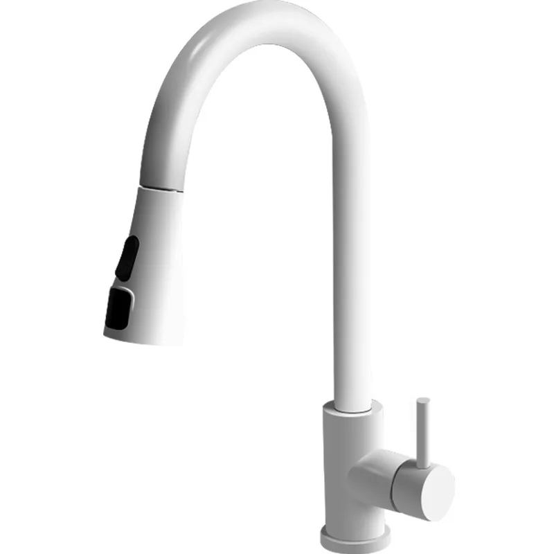 

Kitchen wash basin pool hot and cold faucet all copper body double tube 304 stainless steel sink laundry basin digital display