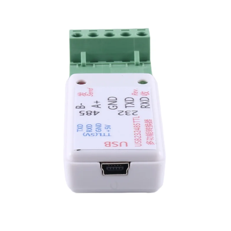 

T82C Hot Sale-3 In1 USB 232 485 TO RS485 / USB TO RS232 / 232 TO 485 Converter Adapter Ch340 W/LED For WIN7,Linux PLC Access Con