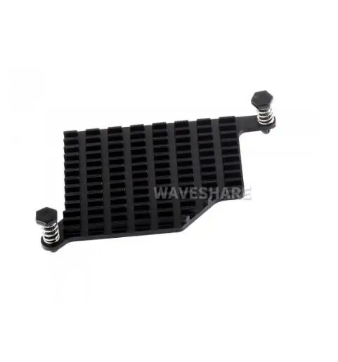 5pcs/lots Waveshare Pi5-Active-Cooler-C Aluminum Heatsink For Raspberry Pi 5, With Thermal Pads And Spring-Loaded Push Pins