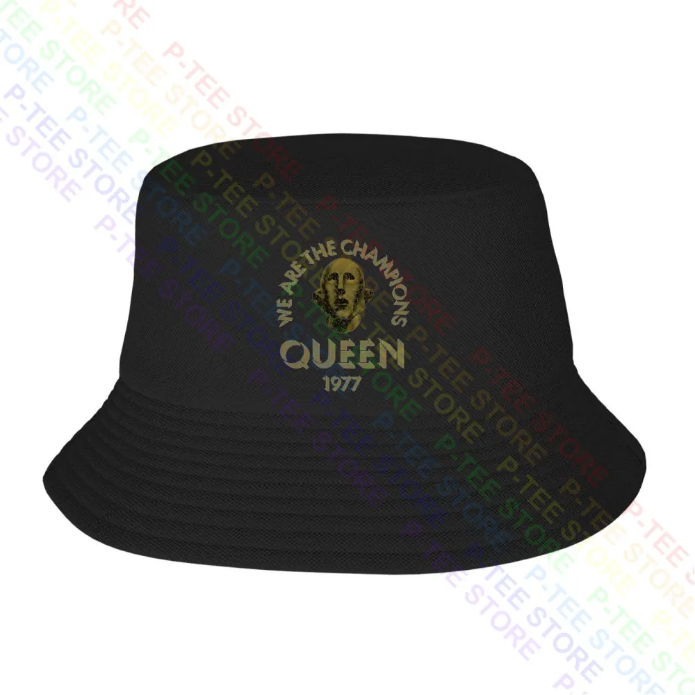 Queen-We Are The Champions Freddie Mercury Rock Baseball Cap Snapback Caps Knitted Bucket Hat