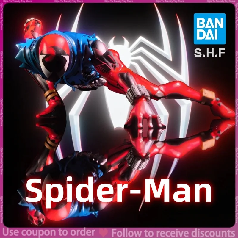 

В наличии: Фигурка Bandai S.H.Figuarts Scarlet Spider Miles Morales из Spider-Man: Across The Spider-Verse, модель, подарок, сюрприз