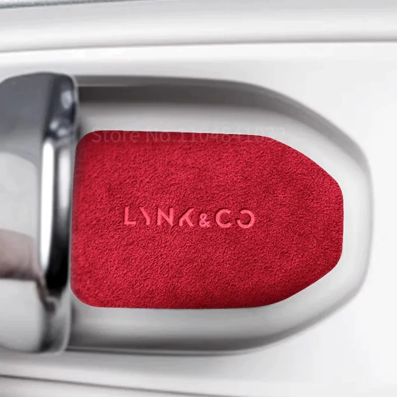 

for Lynk & Co 01 02 03+ 05 06 09 2026 2025 2024 2023 2022 2021 2020 2019 Suede Inside Door Handle Bowl Protective Stickers