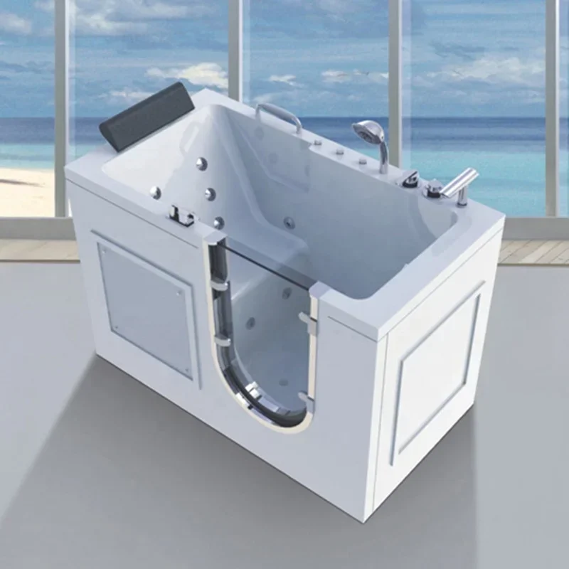 

Open door massage constant temperature bathtub, acrylic bathtub insulation and heating bathtub supplied by the manufacturer