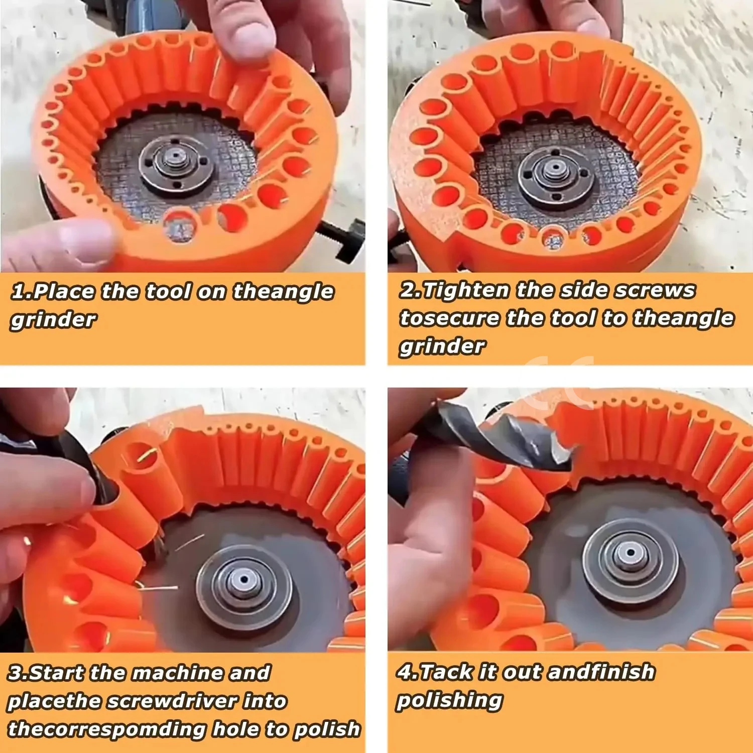 Affilatrice per punte da trapano multiuso Strumento per molatura per lucidatura Parti di utensili alimentate per smerigliatrice angolare da 125 mm per punte da trapano da 2-13 mm