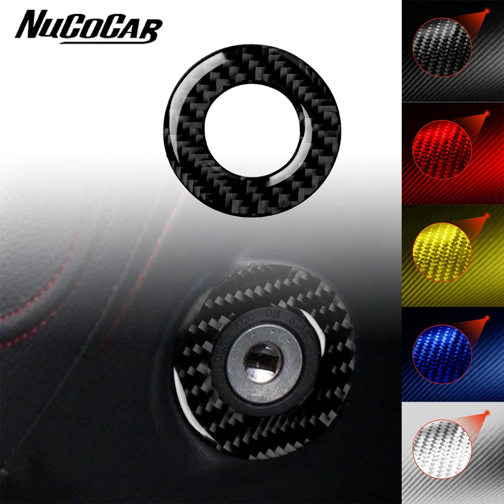 

For Chevrolet Cruze 2009-2015 Carbon Fiber Keyhole switch Panel Trim Cover Car Interior Accessories Decorative Stickers