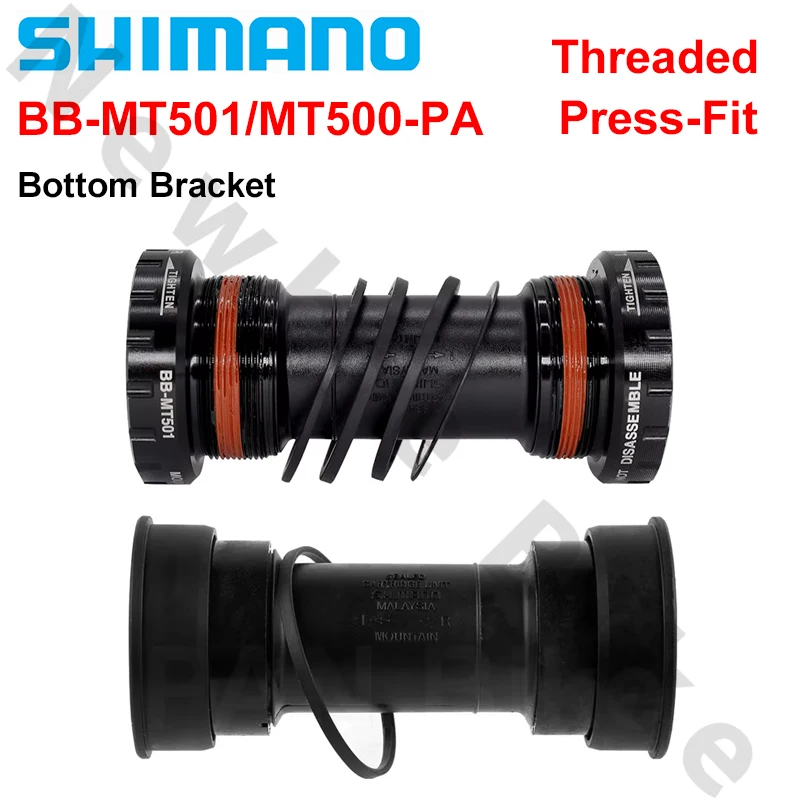 AliExpress Shimano SHIMANO DEORE BB-MT500-PA BB-MT501 Bottom Bracket for MTB Bike Threaded 68/73MM Shell Width Press-Fit 89.5/92MM Original Bicycle