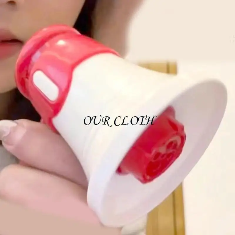 Muzikale megaphone sleutelhanger megaphone -luidsprekerspeelgoed met opnamemicrofoon y1ac