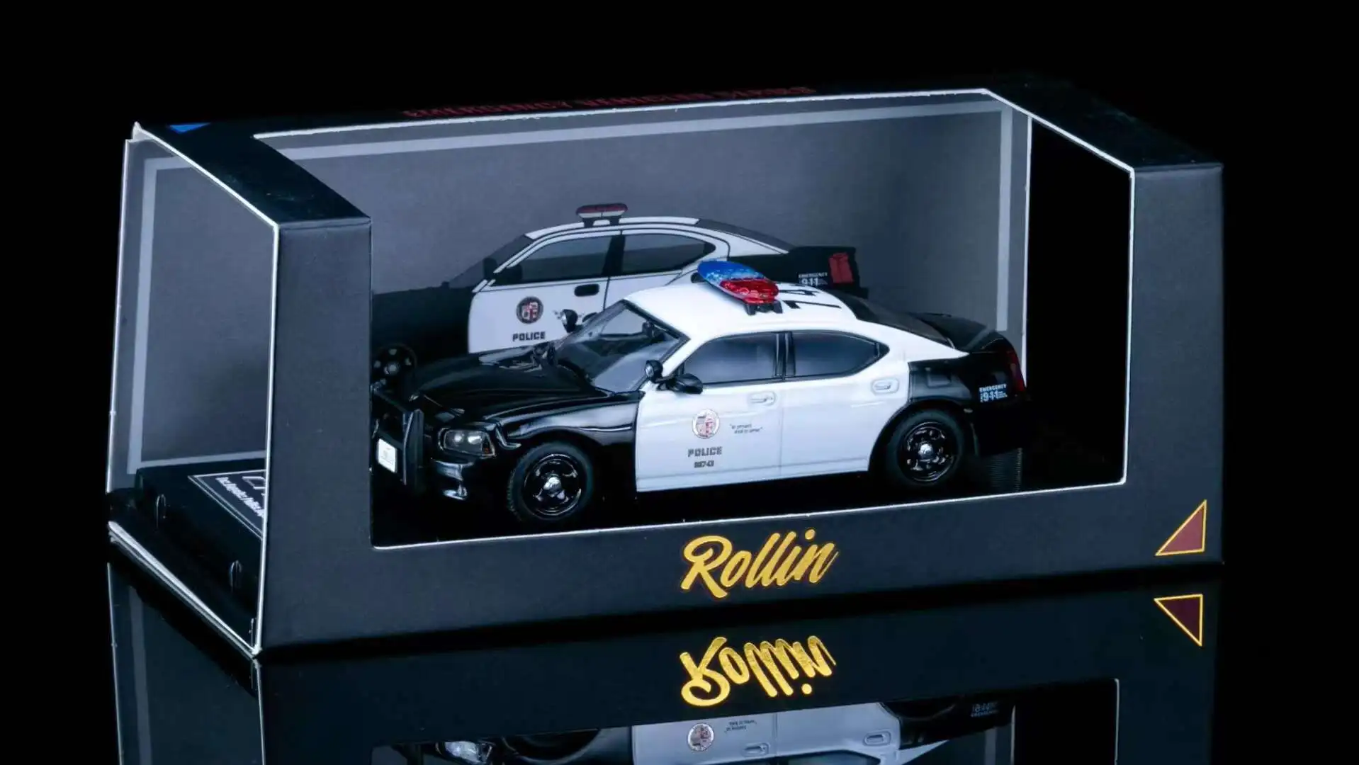 Rollin-cvパトカーモデル、合金車モデル、1:64 - AliExpress 26