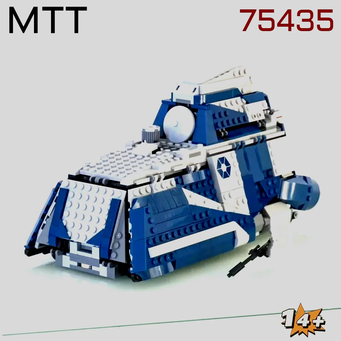Weltraumschlacht 976 Teile Militärisches Interstellares Raumschiff Felucia MOC 75435 Separatisten-MTT Bausteine Spielzeug Geburtstagsgeschenk