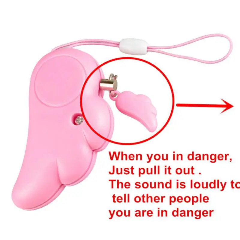 Personal Protection Girl Women Anti-Attack Panic Safety Security Rape Alarm Mini Loud Self Defense Supplies Emergency Alarm 90dB