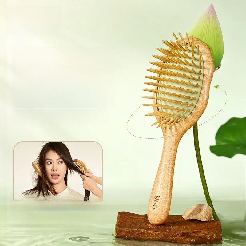 wooden-airbag-comb-non-tangling-hairbrush-massage-scalp-top-hairdressing-gift-box-family-personal-care-tool-real-wood-handle