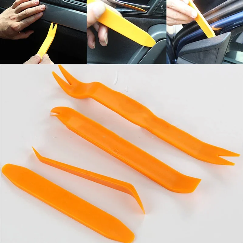

Car Audio Removal Tool Recorder Navigation Installation Removal Plastic Car Door Panel Center CD Navigation Plastic Pry Plate