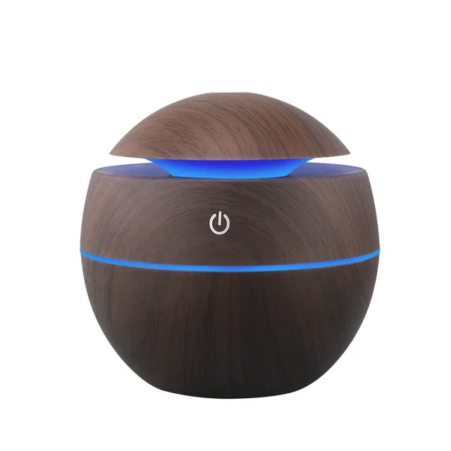 

Mini Wood Grain Air Humidifier Air Diffuser Purifier USBUltrasonic Cool Sprayer Essential Oil Fragrance