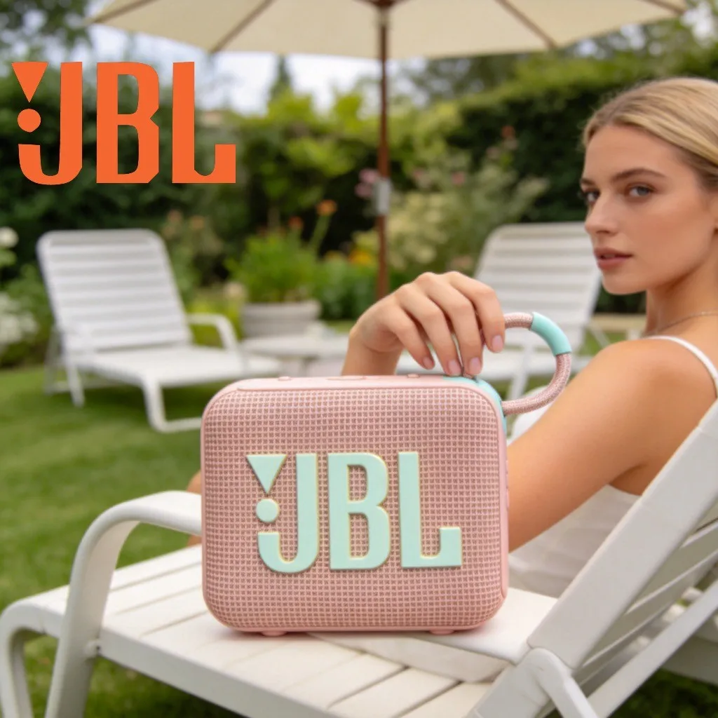 JBL GO4 4th Gen Portable Wireless Bluetooth Mini Speaker, Dustproof Waterproof Outdoor Audio Player